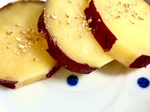 ⭐幼児食⭐お弁当に彩り綺麗なサツマイモの甘煮